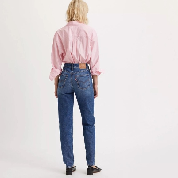 550 Relaxed Fit High Waisted Tapered Leg Women’s Jeans Size 14 Misses - Picture 4 of 11